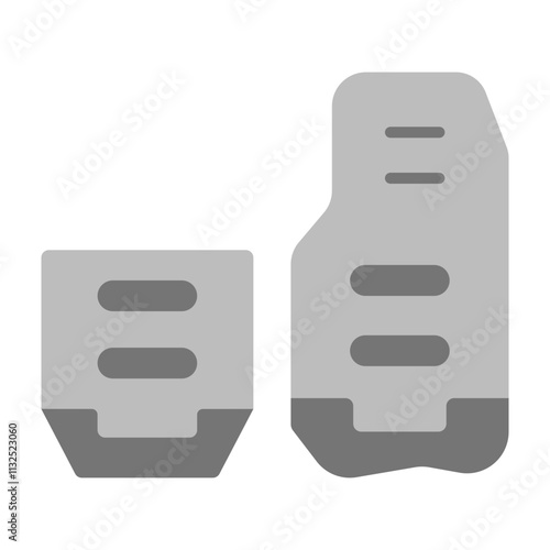 Pedals Vector Flat Icon Design Design