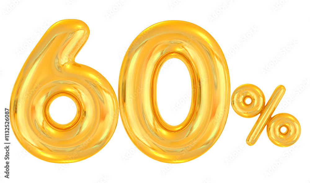 60 percent gold balloon offer in 3d 60 percent gold balloon offer in 3d
