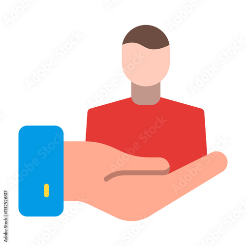 Customer Vector Flat Icon Design Design