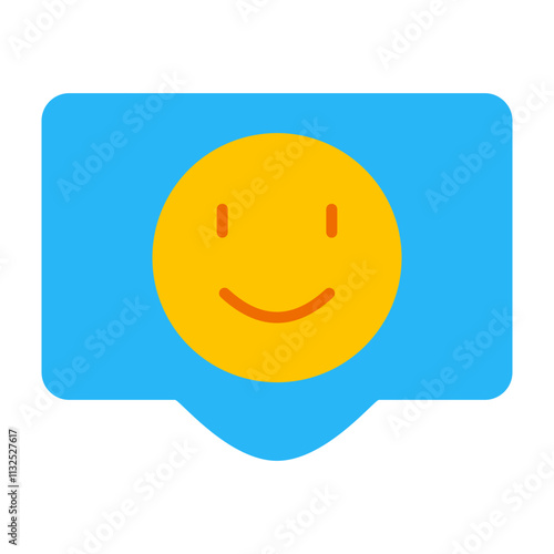Satisfaction Vector Flat Icon Design Design