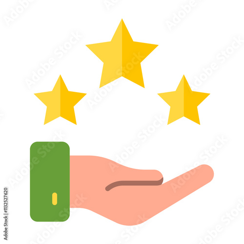 Review Vector Flat Icon Design Design