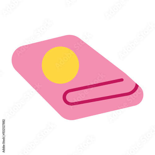 Towel Vector Flat Icon Design Design
