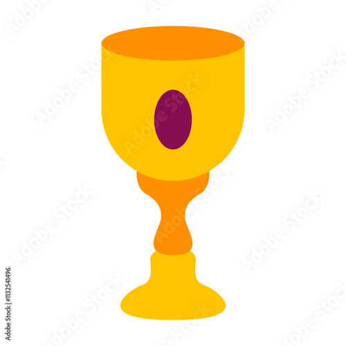 Goblet Vector Flat Icon Design Design