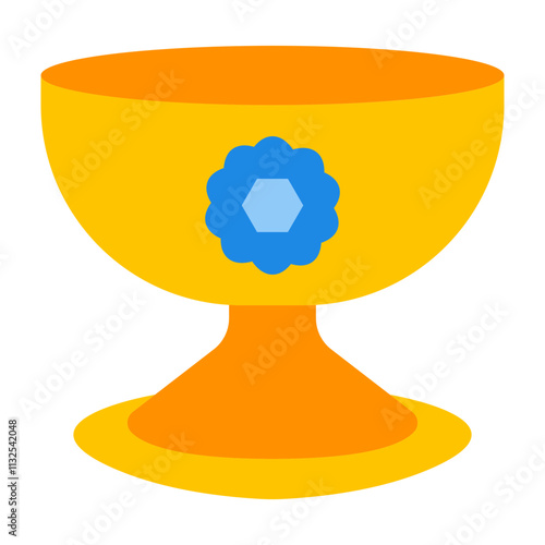 Chalice Vector Flat Icon Design Design