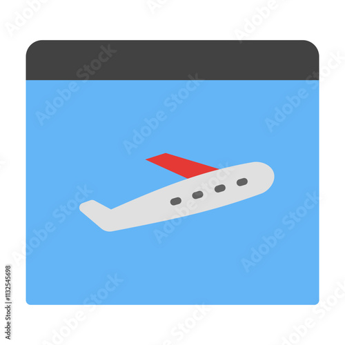 Baggageclaim Vector Flat Icon Design Design
