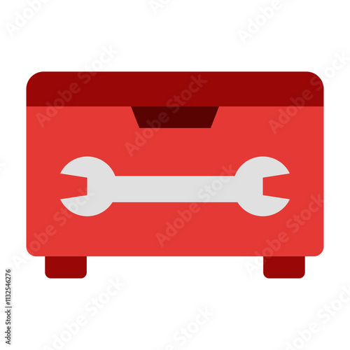 Tool Box Vector Flat Icon Design Design