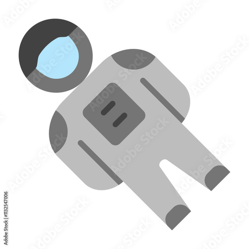 Space Walk Vector Flat Icon Design Design