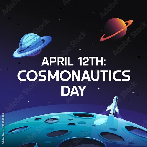 Cosmonautics Day Celebrated April Twelfth Space Exploration photo