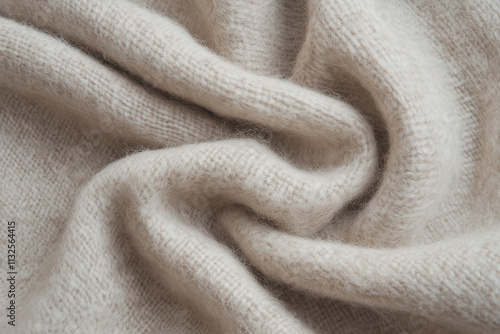 Wallpaper Mural Soft light beige wool fabric with a cozy texture perfect for winter textiles and warm clothing accessories for warmth and comfort Torontodigital.ca
