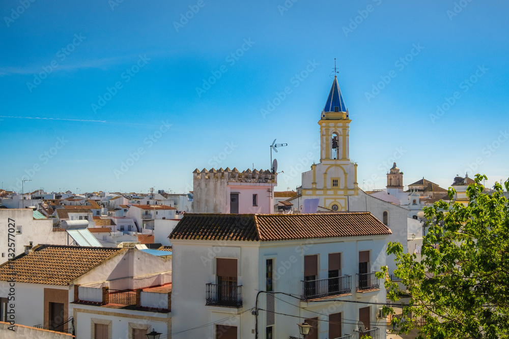Andalucia Church in Cartaya Town, Spain