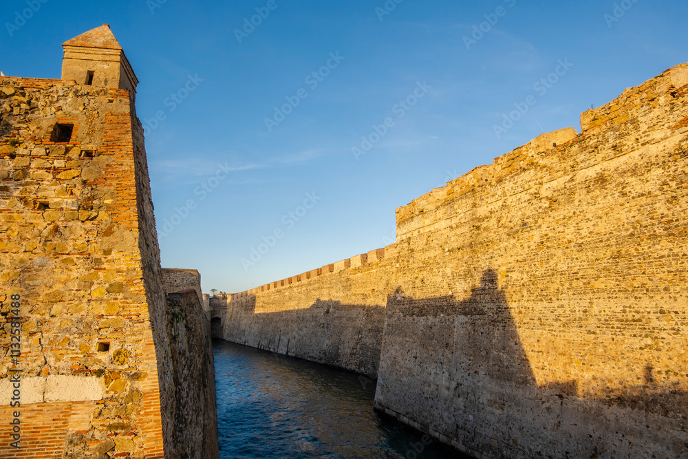 Royal Castle and Walls, main historic landmark of Ceuta in Spain, North Africa