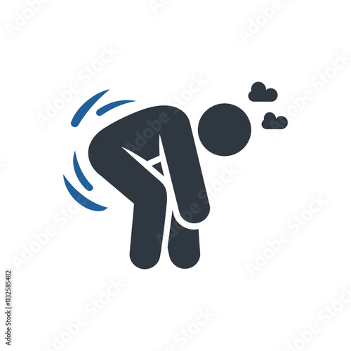 Tired Exhausted Person Icon