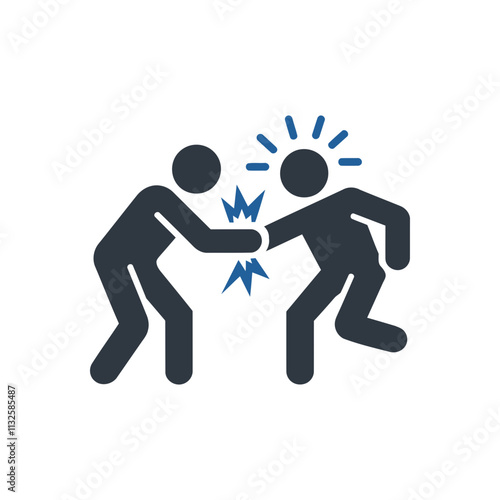 Fighting People Icon