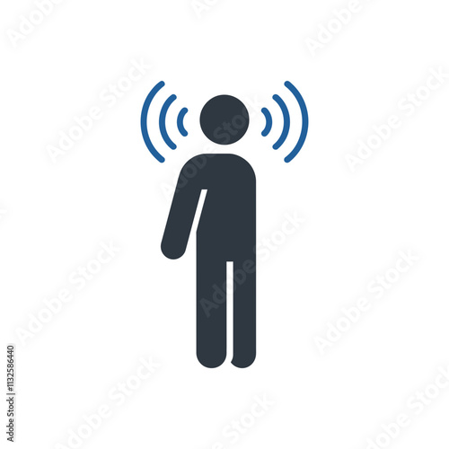 Person Hearing Signals Icon