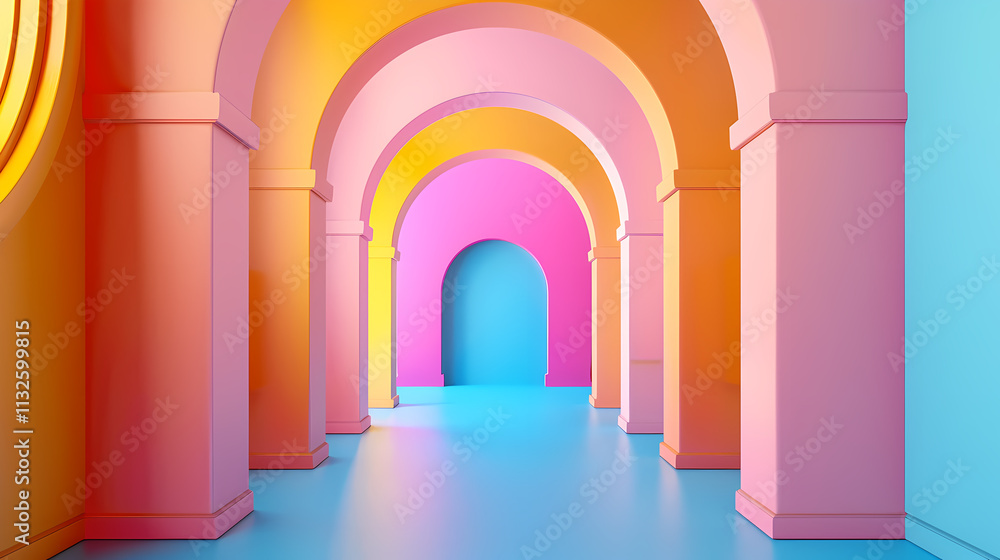Fototapeta premium arch in the city