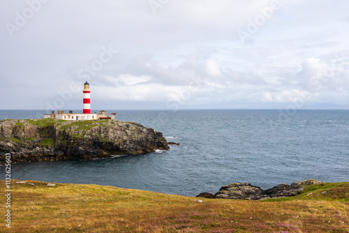Obraz na plátne A view of Eilean Glas Lighthouse, built in 1789 on the east cost of the Isle of