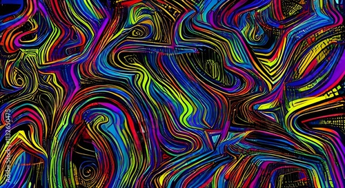 Colorful Abstract Art Backdrops with Dynamic Color Splashes and Bold, Chaotic Accents | 041
