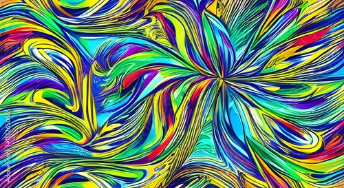 Colorful Abstract Art Backdrops with Dynamic Color Splashes and Bold, Chaotic Accents | 046