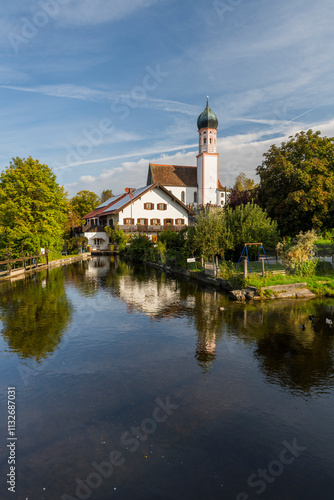 Kirche St. Agatha, Uffing am Staffelsee, Allgäu, Bayern, Deutschland photo