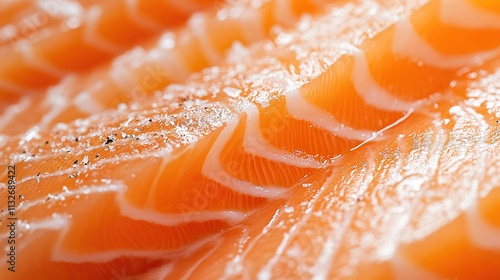 Graavilohi showing detailed texture of salmon and delicate garnishes.