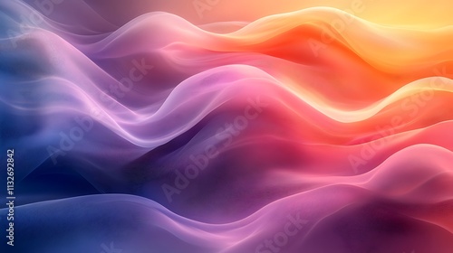 Wallpaper Mural Flowing cosmic energy captured in an abstract painting of vibrant colors images Torontodigital.ca