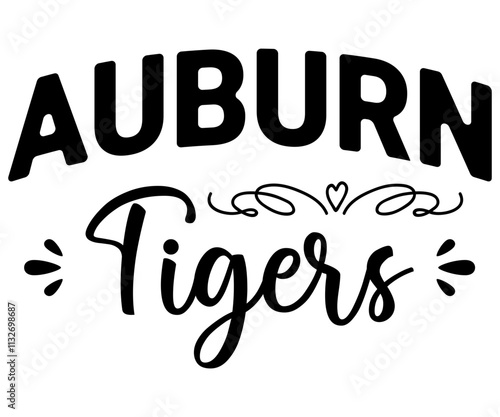 Auburn Tigers Svg,Game Day Shirt,Calligraphy t-shirt Design,Football Quotes Svg,American Football Svg,Cut File,Silhouette