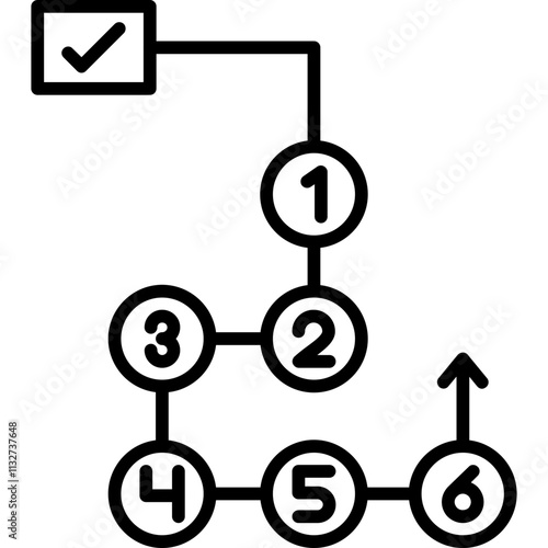 Sequential Matching Icon