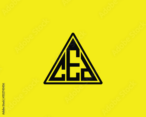 CED logo design vector template. CED