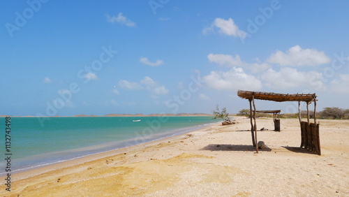 beach in the morning