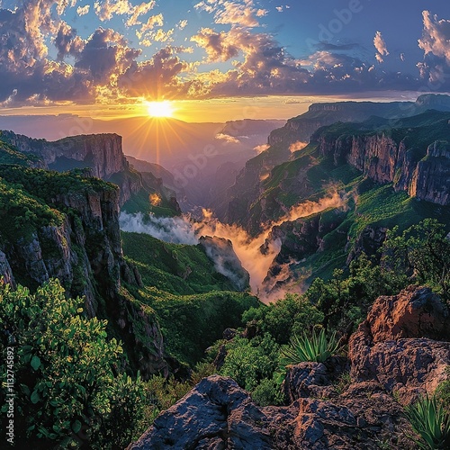 copper canyon barranca del cobre mexican landscape