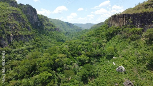 Chapada dos Veadeiros National Park, in the state of Goiás in Brazil