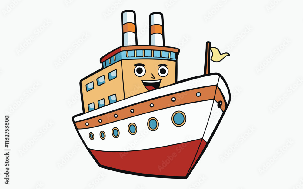 Obraz premium Ship Clipart vector