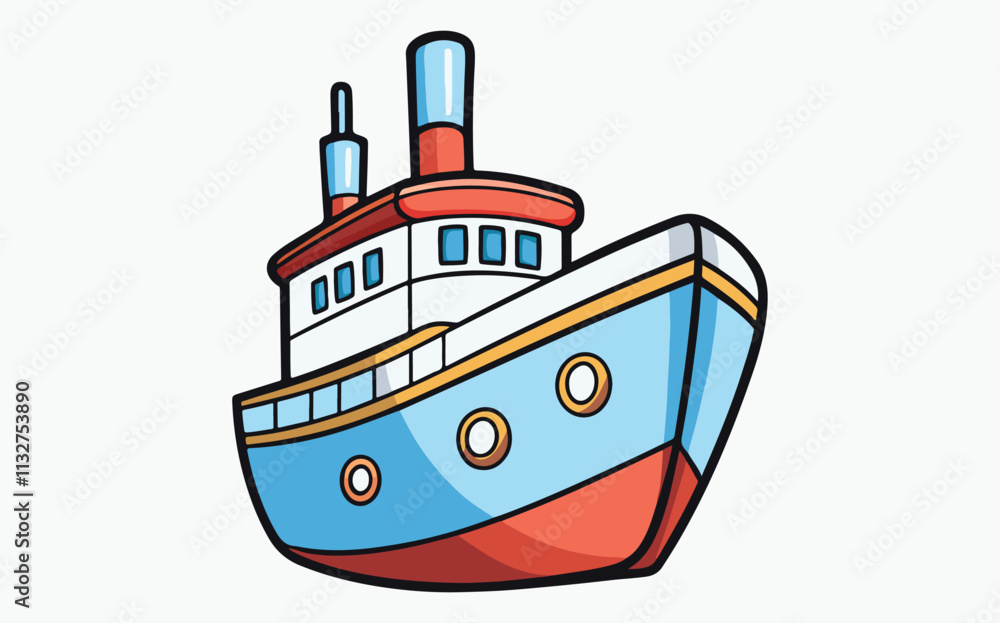 Obraz premium Ship Clipart vector