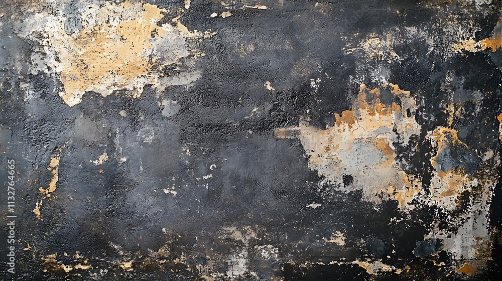 Fototapeta premium Dark gray grunge background texture concrete wall