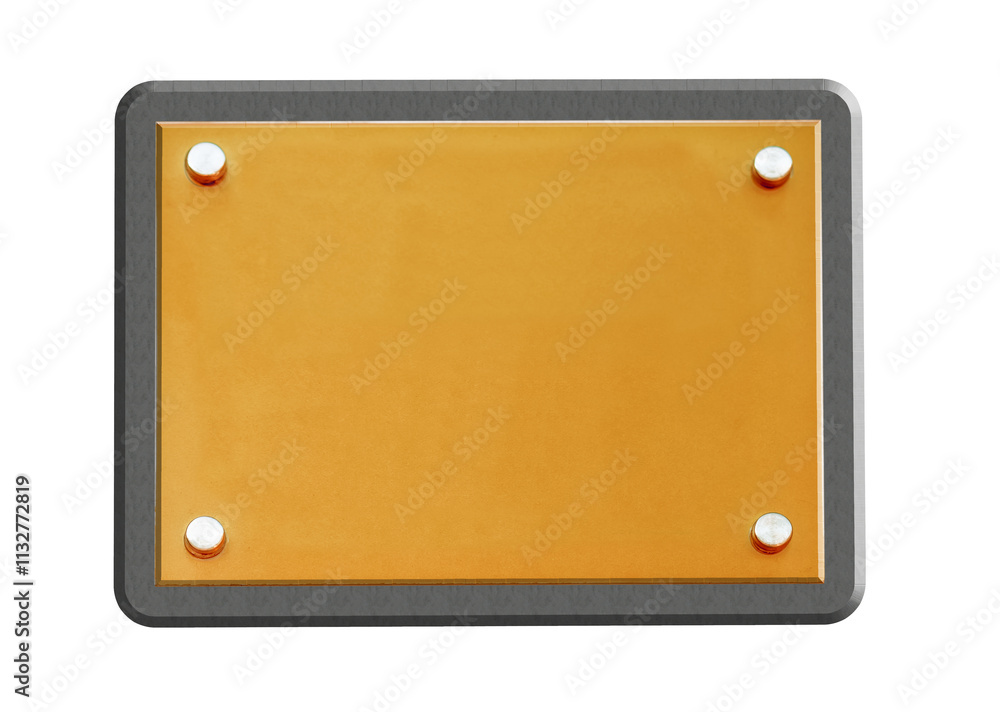 Fototapeta premium Plaque de porte sans marquage pour profession libérale 