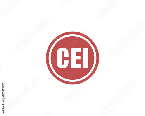 CEI logo design vector template. CEI photo