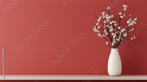 Wallpaper Mural Traditional elegance plum blossoms on antique table still life Torontodigital.ca