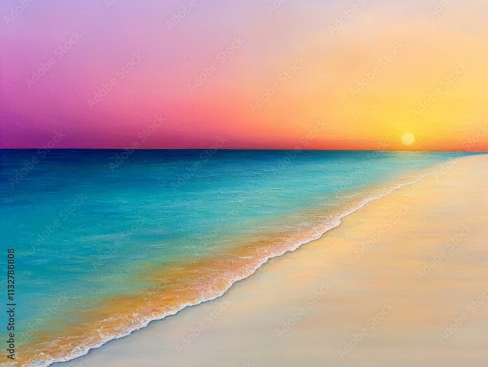 Sunset Waves: A Peaceful Evening on the Beach
Sunset Waves: A Peaceful Evening on the Beach