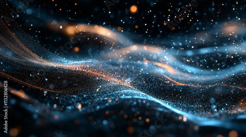 Machine learning and AI in IT, visualizing data predictions, training models, and adaptive algorithms