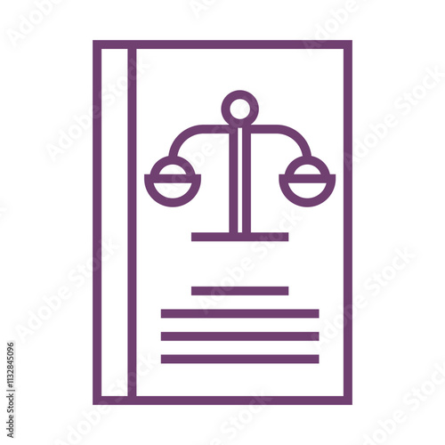 Law Book icon Design