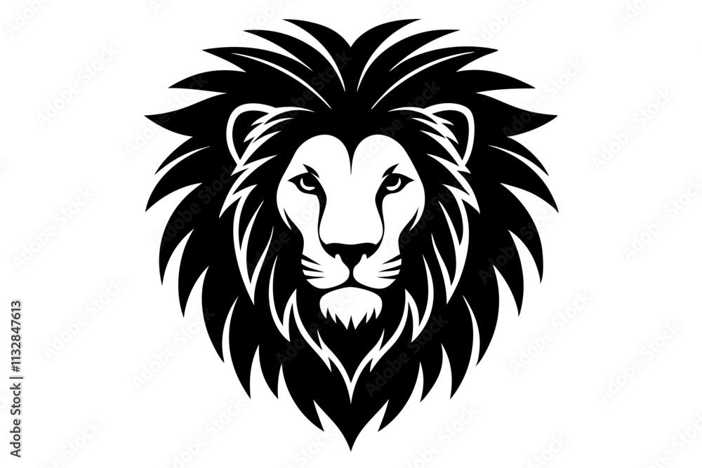 Obraz premium lion head illustration