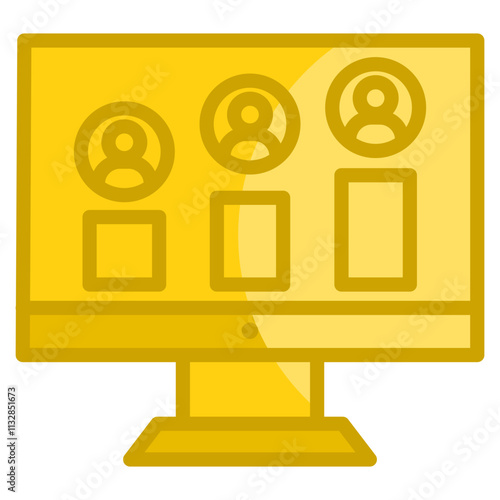 Election Results  Icon Element For Design