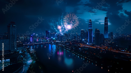 Wallpaper Mural Firework Celebration Vibrant Torontodigital.ca