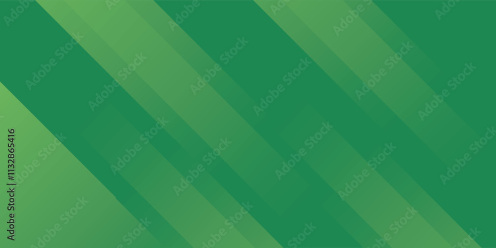 Fototapeta premium abstract background of realistic green curved gradient shading. vector design concept. Decorative web layout or poster, banner Illustration