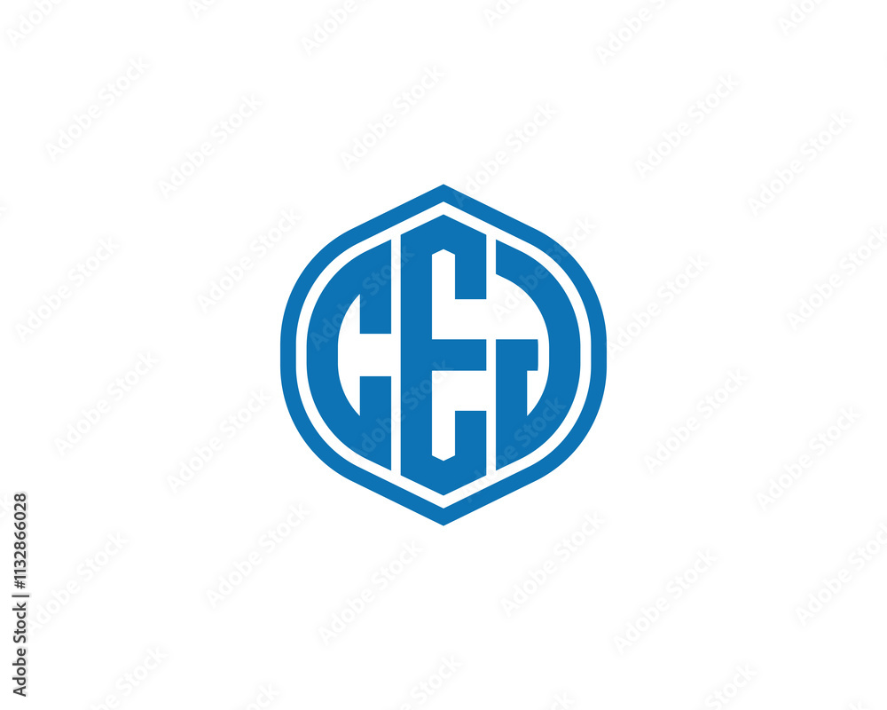 Obraz premium CEJ logo design vector template. CEJ
