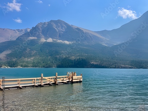 Porteau Cove, with tourist pier and marine park. Near Squamish BC, Canada.
 photo