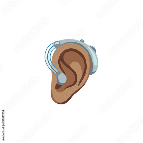 Ear with Hearing Aid Emoji
