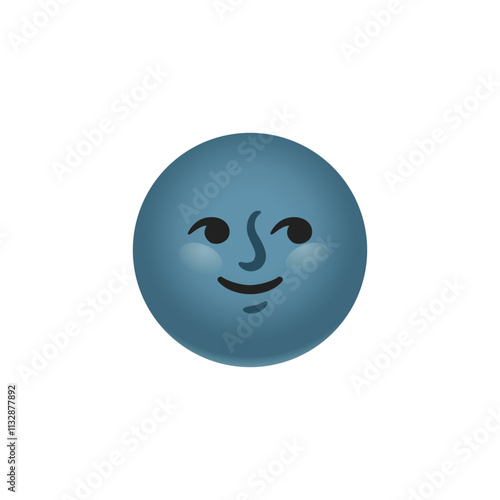 Smirking Moon Emoji

