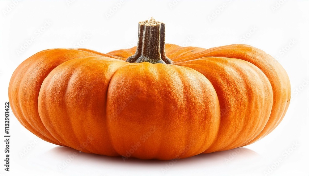 Obraz premium mini orange pumpkin isolated on white