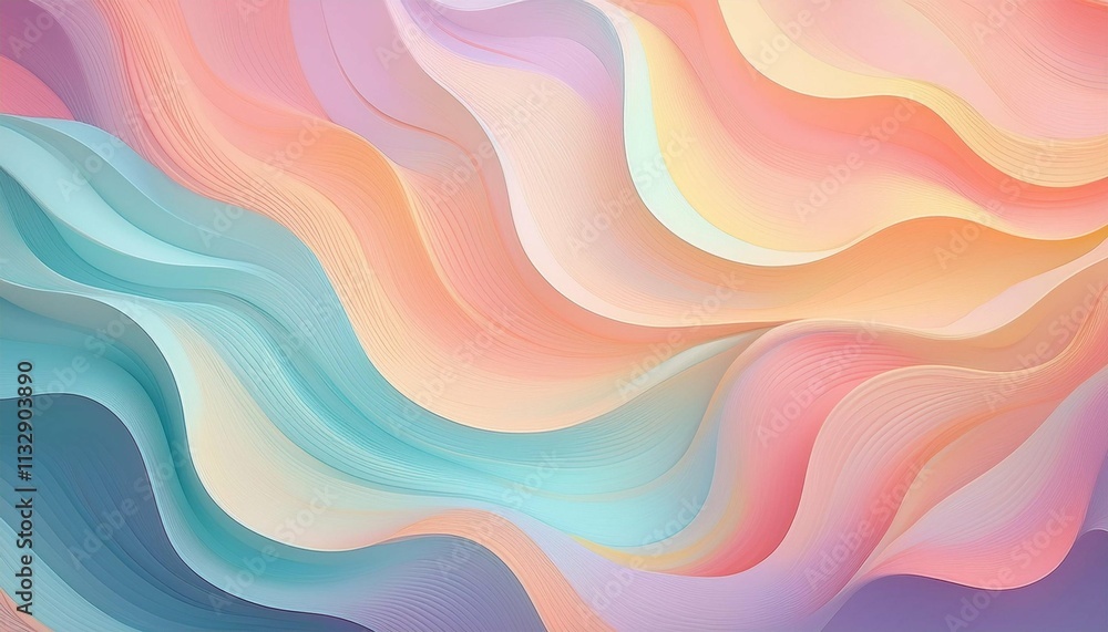 Fototapeta premium a cute pastel abstract background that is soft and pleasing to the eye